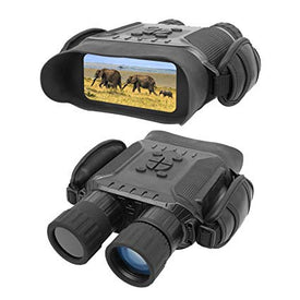 Bestguarder NV-900 4.5X40mm Digital Night Vision Binocular with Time Lapse Function Takes HD Image & 720p Video with 4” LCD Widescreen from 400m/1300ft in The Dark W/ 32G Memory Card