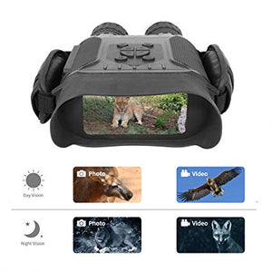 Bestguarder Night Vision Binoculars, 4.5-22.5×40 HD Digital Infrared Hunting Scope Record 5mp Photo & 1280p Video with Sound by 4”Display Up to 400m/1300ft-Upgrade Version